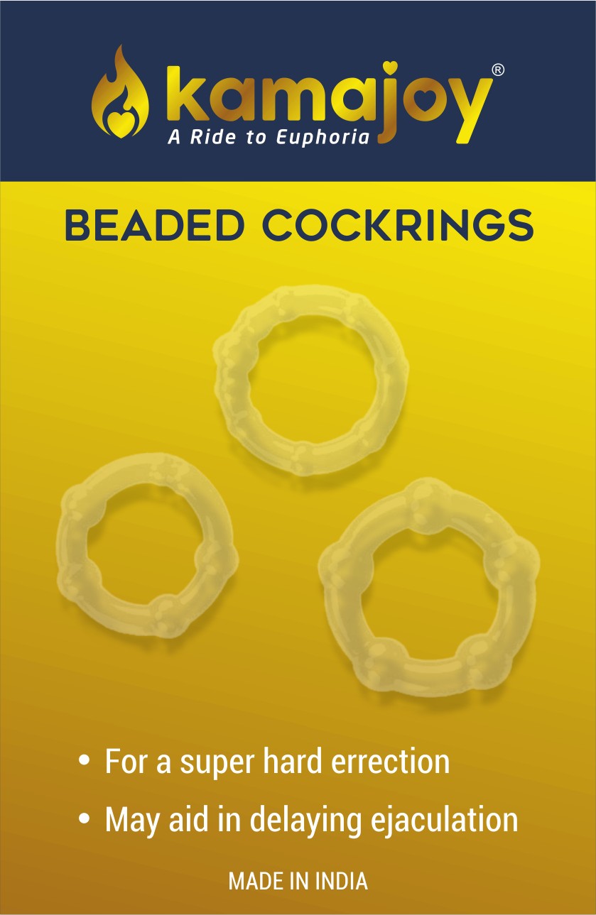 KAMAJOY BEADED COCK RING FOR MEN