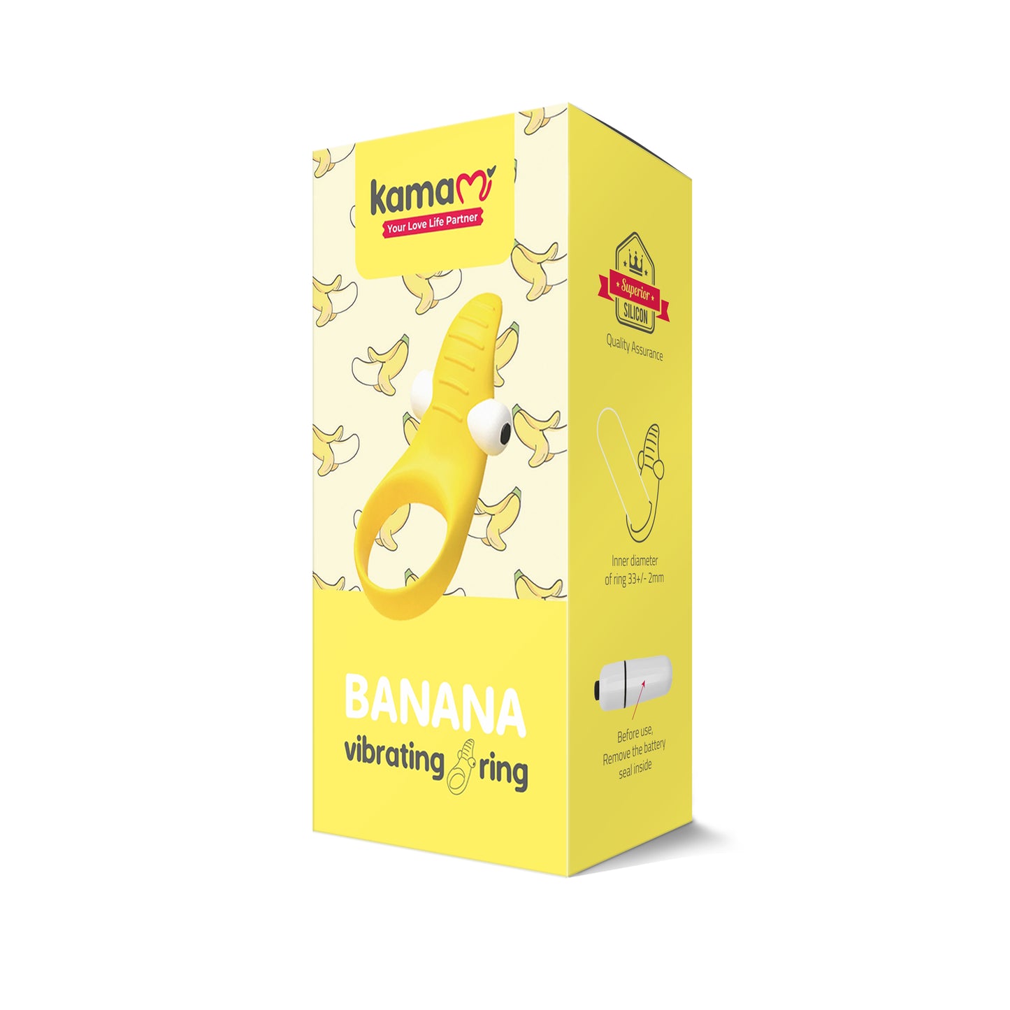 KAMAMI BANANA VIBRATING RING