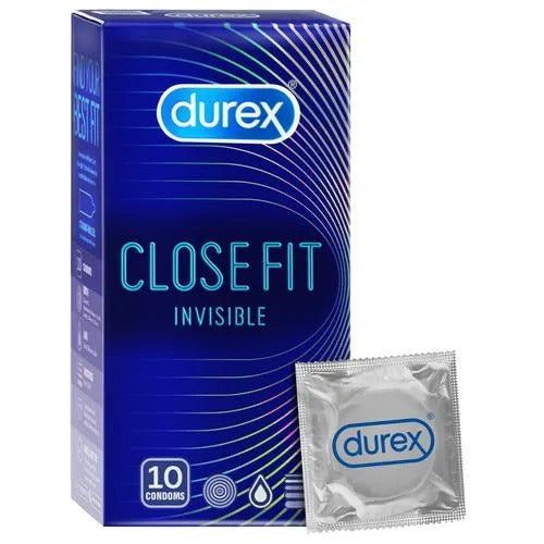 Durex Close Fit Invisible Condom, 10 pcs