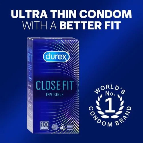 Durex Close Fit Invisible Condom, 10 pcs