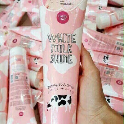 CATHY DOLL WHITE MILK SHINE PEELING BODY SCRUB 320ML