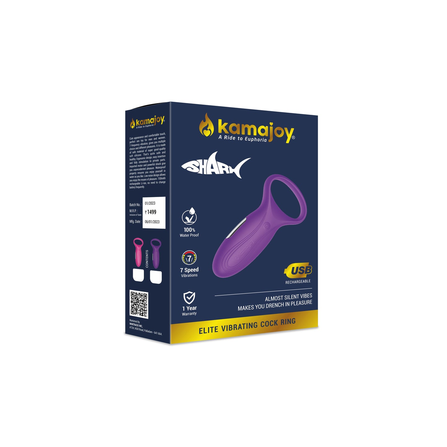 KAMAJOY ELITE VIBRATING COCK RING