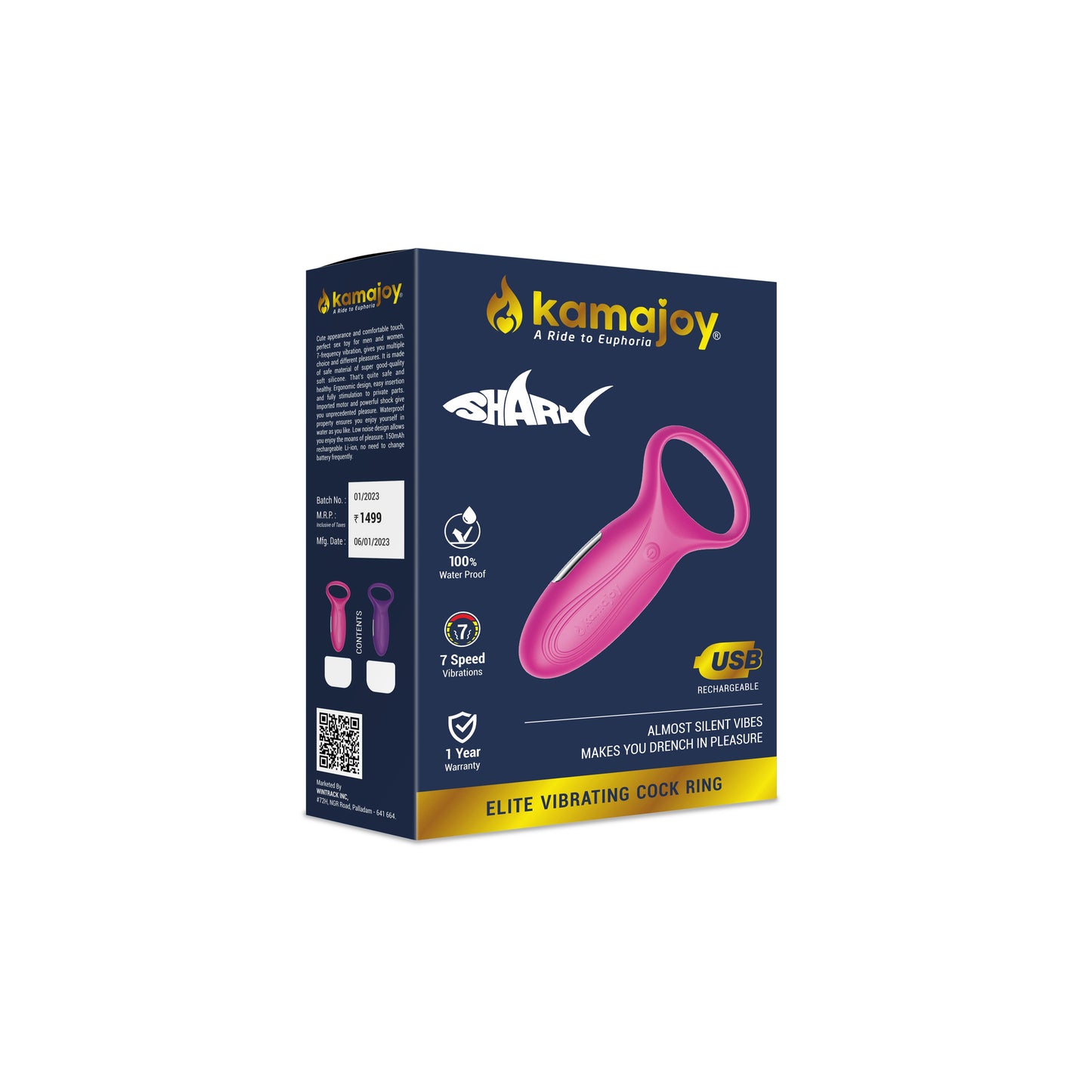 KAMAJOY ELITE VIBRATING COCK RING