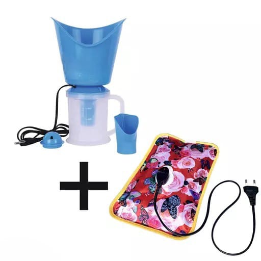 VAPORIZER FACIAL STEAMER WITH WARM ELECTRIC BAG